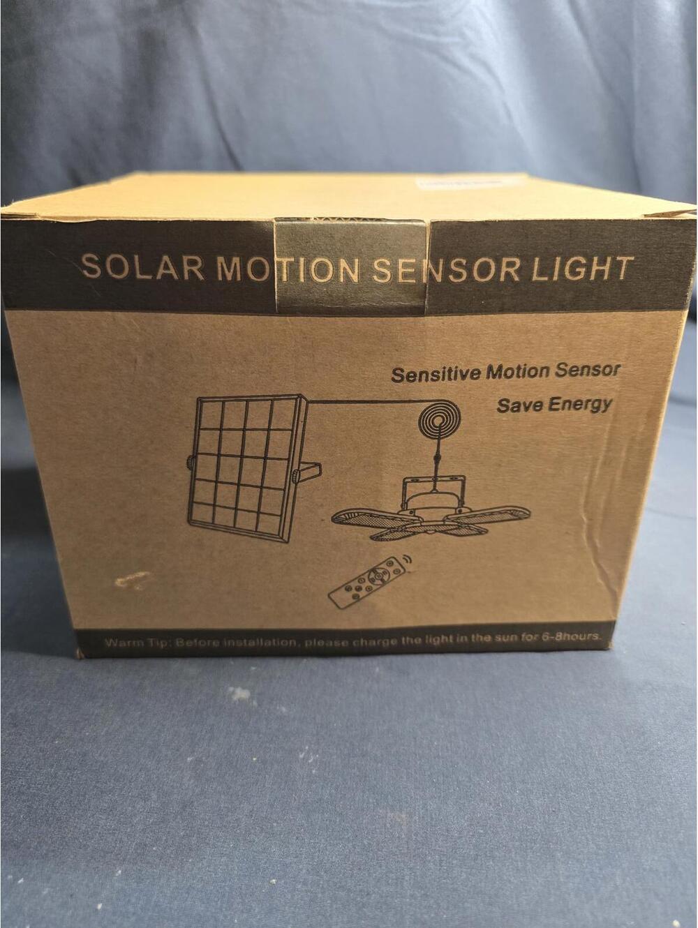 Double Head Solar Motion Sensor Pendant Light  New in Box